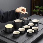 10/11db hordozható utazó teáskészlet kerámia teáskanna csésze japán kung fu teaset puer vízforraló Gaiwan teaszertartás teáscsészé