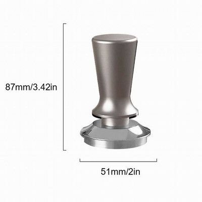 51 mm/53 mm/58 mm kalibreeritud kohvitamper 30 naela, kalibreeritud vedruga toidukvaliteediga roostevabast terasest alusega Barista espresso jaoks