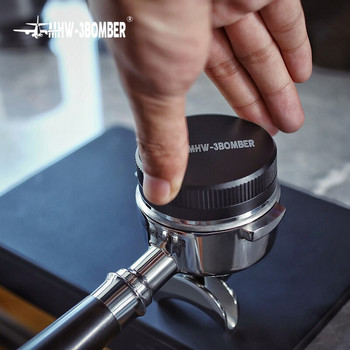 Coffee Tamper Espresso Tamper 51mm 53mm 58mm Coffee Distributor Barista Distribution Tools Βάση από ανοξείδωτο χάλυβα Εξαιρετικά λεπτή