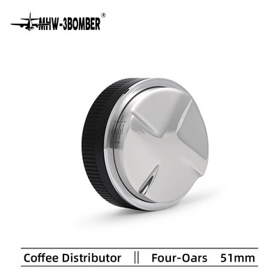 Tamper cafea Tamper espresso 51mm 53mm 58mm Distribuitor cafea Barista Instrumente de distribuție Baza din oțel inoxidabil Ultra-subțire