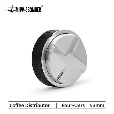 Tamper cafea Tamper espresso 51mm 53mm 58mm Distribuitor cafea Barista Instrumente de distribuție Baza din oțel inoxidabil Ultra-subțire