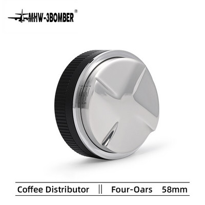 Tamper cafea Tamper espresso 51mm 53mm 58mm Distribuitor cafea Barista Instrumente de distribuție Baza din oțel inoxidabil Ultra-subțire
