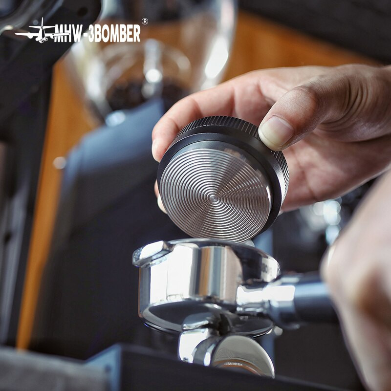 Tamper cafea Tamper espresso 51mm 53mm 58mm Distribuitor cafea Barista Instrumente de distribuție Baza din oțel inoxidabil Ultra-subțire
