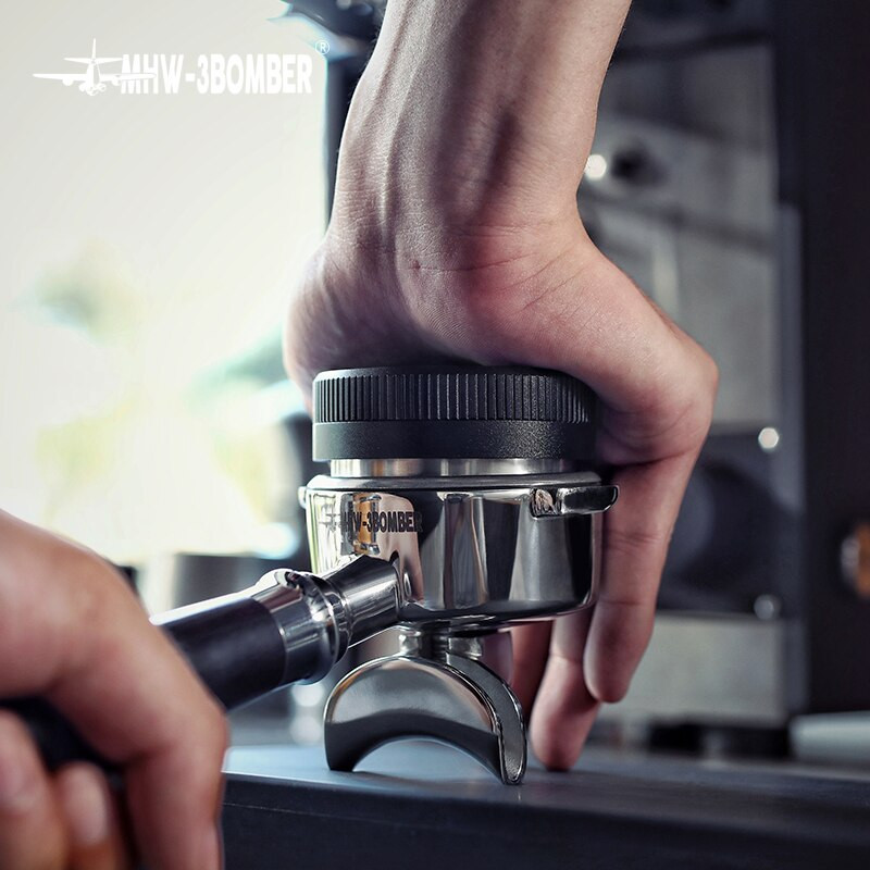 Tamper cafea Tamper espresso 51mm 53mm 58mm Distribuitor cafea Barista Instrumente de distribuție Baza din oțel inoxidabil Ultra-subțire