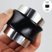 304 rozsdamentes acél állítható kettős kávé szabotázs 51 mm dupla fejű kávépor kalapács szabotázs szilikon szőnyeg és tejcsésze