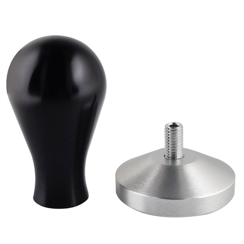 Espresso kávé szabotázs 51mm/53mm/58mm alumínium kávéelosztó kiegyenlítő szerszám babprés kalapács fogantyúval Baristalhoz