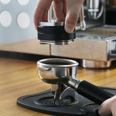 51MM/53MM/58MM kohvipulbri turustaja espressokohvi tööriistad 304 roostevabast terasest kahepealine kolme tselluloosi lame kohvi tamper