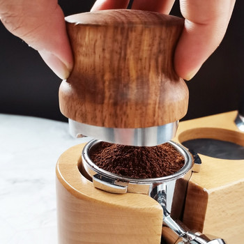 Tampers 51MM/53MM/58MM Coffee Tamper Μηχανή καφέ τριανταφυλλιάς Διανομέας Coffee Powder Hammer Coffeeware Accessories