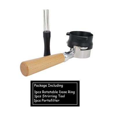 54 mm-es kávépor-befogadó adagológyűrű, forgatható alumíniumötvözet hurok Breville 8-as sorozatú kávégépekhez, tölcsérek tartozékai