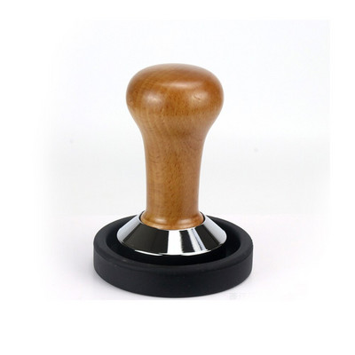 51/58 mm-es fa nyelű kávé szabotázs eszpresszó por lapos daráló eszpresszó prés kalapács kávé szabotázs Barista eszköz