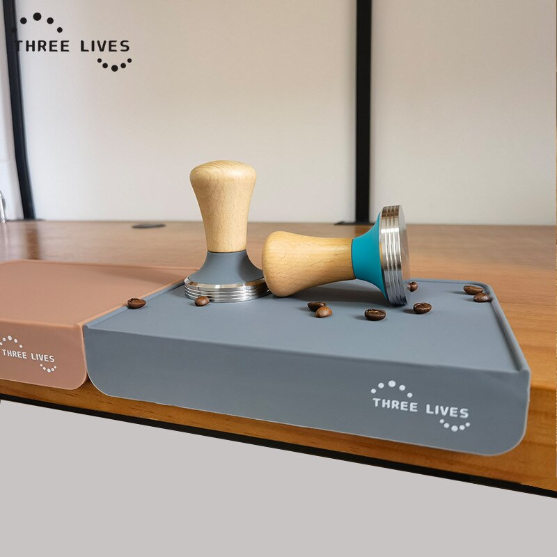 51 mm//58 mm-es kávépréstartó kávépor-alap csúszásgátló porkalapács párna konyhai bárhoz Barista kávétartozékok