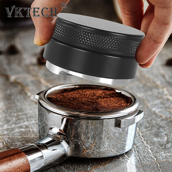 Кафе Тампер 304 Разпределител за кафе от неръждаема стомана Подходящ за 51/53/58 mm Portafilter Кафе на прах Чук Аксесоари за кафе
