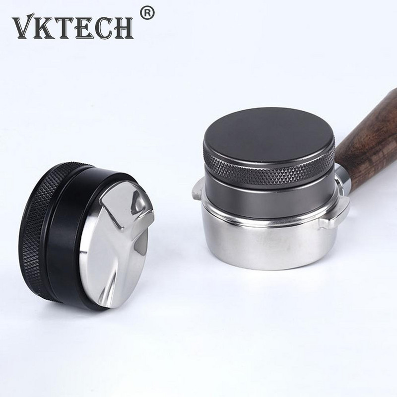 Coffee Tamper 304 rozsdamentes acél kávéelosztó 51/53/58mm portafilter kávéporkalapács kávétartozékokhoz