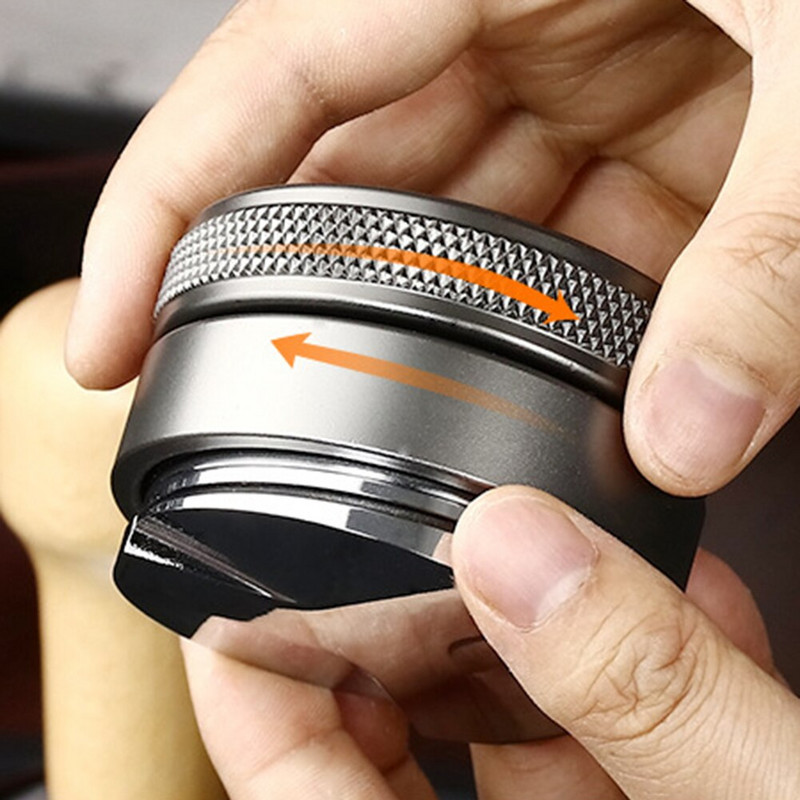 Coffee Tamper 304 rozsdamentes acél kávéelosztó 51/53/58mm portafilter kávéporkalapács kávétartozékokhoz