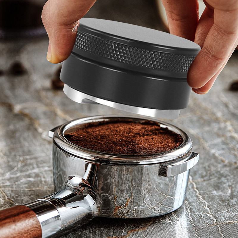 1 db Coffee Tamper 304 rozsdamentes acél kávéelosztó 51/53/58mm portafilter kávéporkalapács kávétartozékokhoz