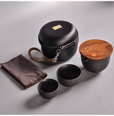 Ingyenes szállítás Kung Fu Tea Cup kerámia teáskannák gaiwan teáscsészék kínai teáscsészék hordozható utazó teáskészletek utazótáskával