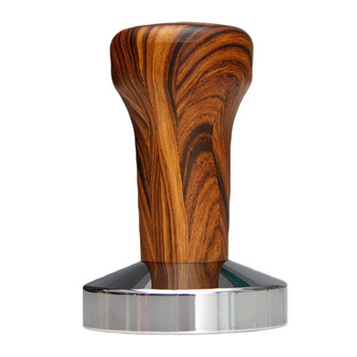 Fa fogantyú Kávészabotázs Kávépornyomás 58mm 51mm Kávé eszpresszó Mat Porkalapács Kávé edények Konyhai kávés edények