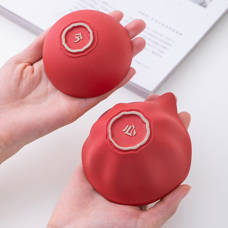 Utazó kerámia teáscsésze Lótusz teáskanna száj kínai kung fu hordozható infuser teásedény kültéri kerámia retro teáscsésze készlet zacskóval