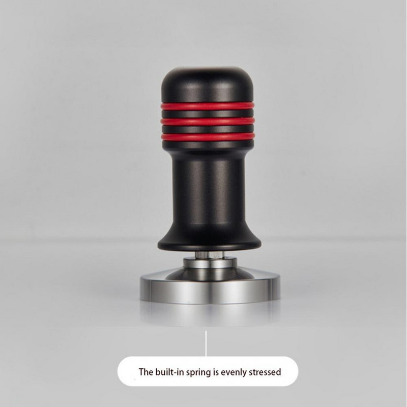 51/53/58mm Kávé Tamper Porkalapács Rozsdamentes Acél Rugós Kávéelosztó Barista Espresso Készítő Daráló Kávéedény