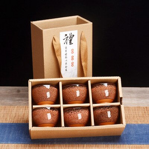 6 komada keramičkog posuđa za piće Posuđe za čaj Kineski KungFu Set za čaj Šalica za sake Šalice za sake 50 ml Master Cup Male zdjelice za čaj Dekoracija Poklon