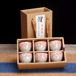 6 komada keramičkog posuđa za piće Posuđe za čaj Kineski KungFu Set za čaj Šalica za sake Šalice za sake 50 ml Master Cup Male zdjelice za čaj Dekoracija Poklon