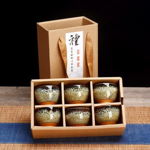6 komada keramičkog posuđa za piće Posuđe za čaj Kineski KungFu Set za čaj Šalica za sake Šalice za sake 50 ml Master Cup Male zdjelice za čaj Dekoracija Poklon