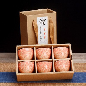 6 komada keramičkog posuđa za piće Posuđe za čaj Kineski KungFu Set za čaj Šalica za sake Šalice za sake 50 ml Master Cup Male zdjelice za čaj Dekoracija Poklon