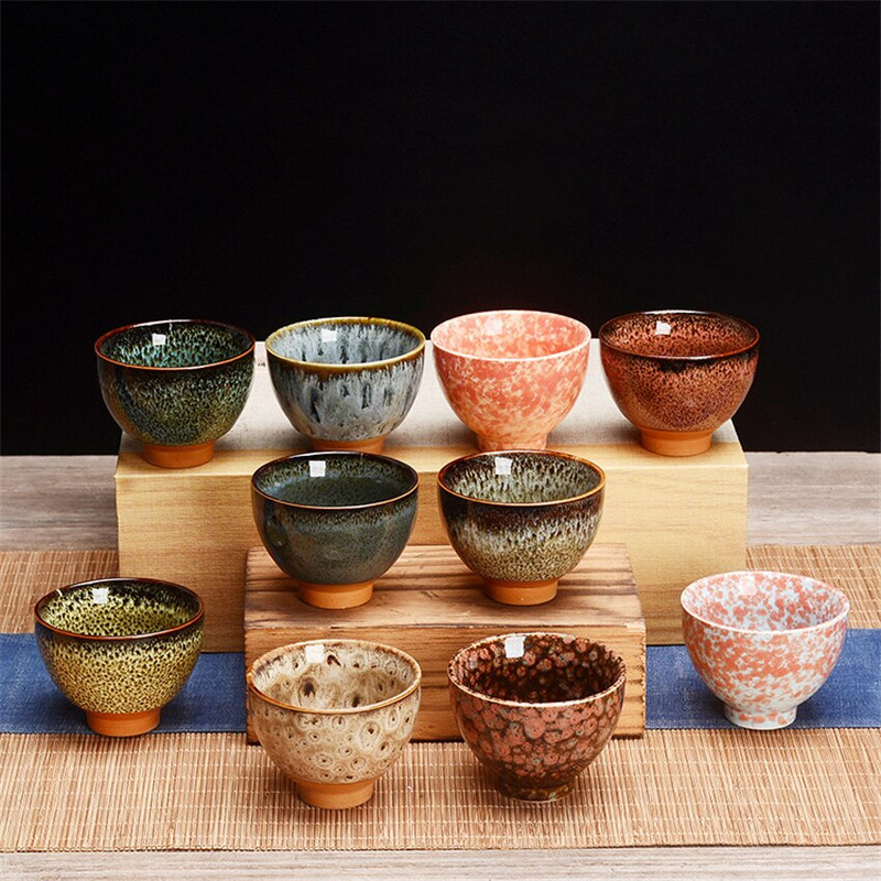 6 komada keramičkog posuđa za piće Posuđe za čaj Kineski KungFu Set za čaj Šalica za sake Šalice za sake 50 ml Master Cup Male zdjelice za čaj Dekoracija Poklon