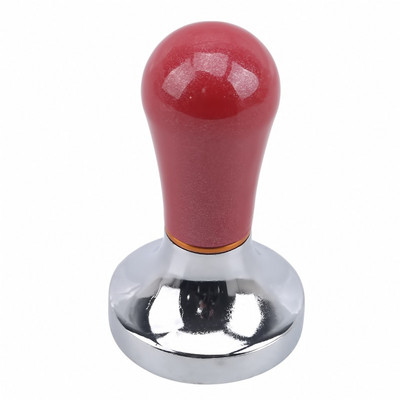 Élelmiszer-minőségű 55 mm-es kávészabotázs fa nyelű Barista eszpresszófőző daráló kézzel készített kiváló minőségű forró akció