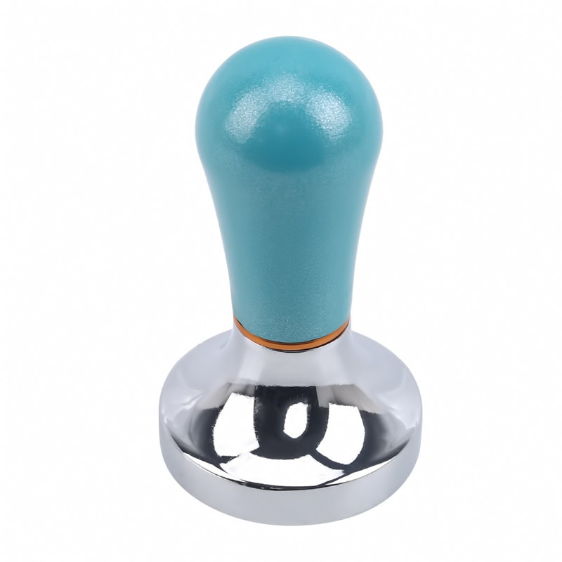 Élelmiszer-minőségű 55 mm-es kávészabotázs fa nyelű Barista eszpresszófőző daráló kézzel készített kiváló minőségű forró akció