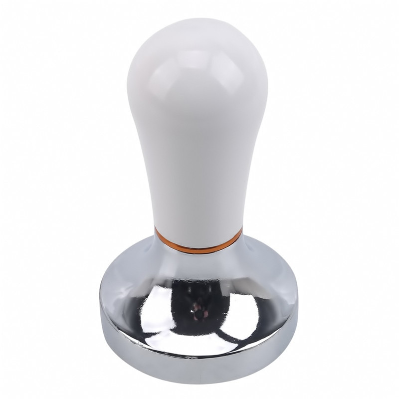 Élelmiszer-minőségű 55 mm-es kávészabotázs fa nyelű Barista eszpresszófőző daráló kézzel készített kiváló minőségű forró akció