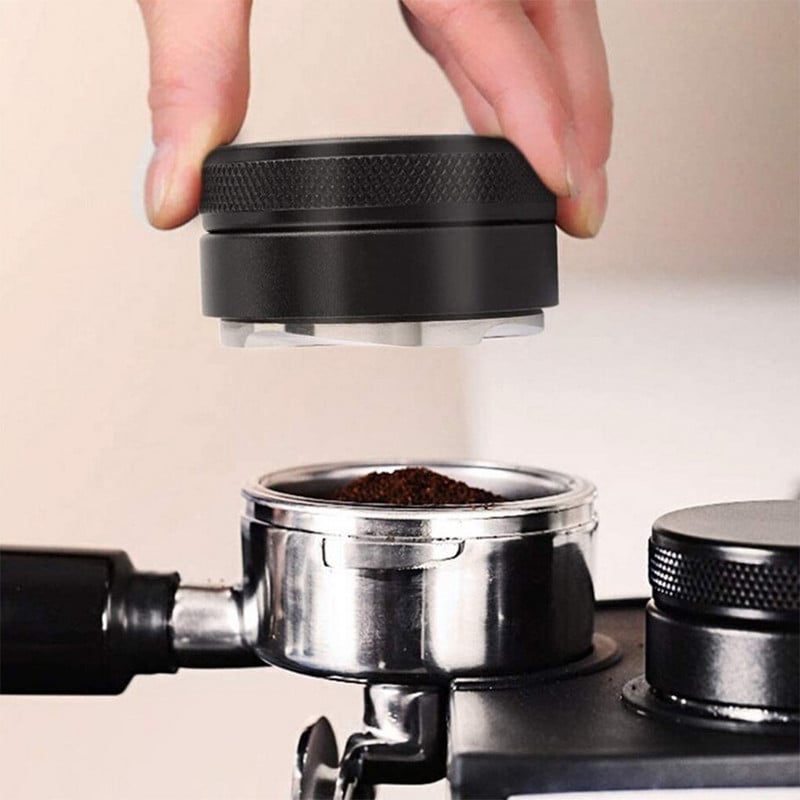 Kávéelosztó szabotázs 36-42,5 mm, állítható vízszintező porkalapács Portafilter Barista kávéfőző berendezéshez