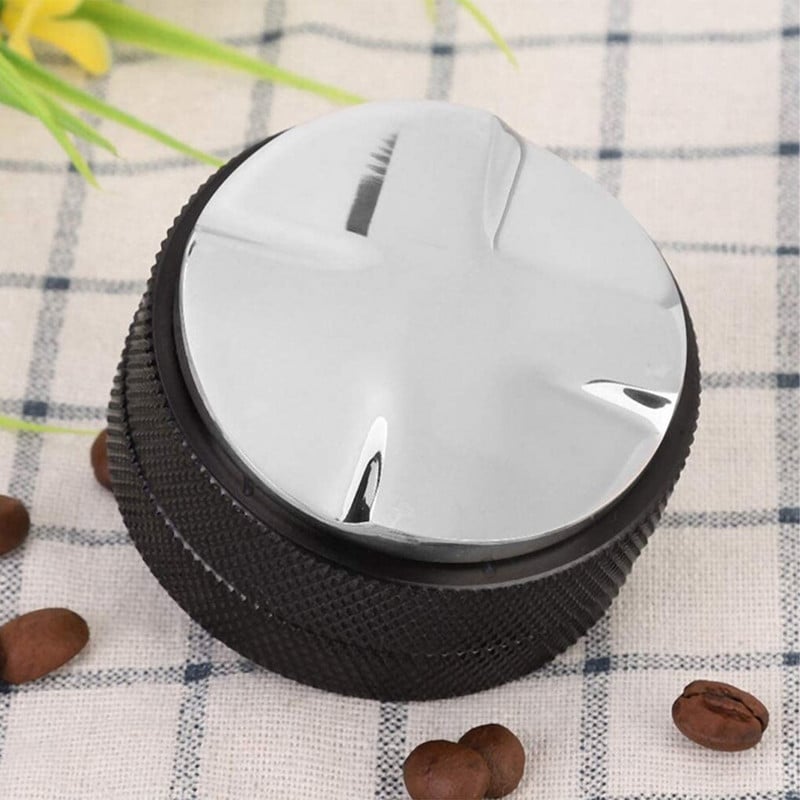 Kávéelosztó szabotázs 36-42,5 mm, állítható vízszintező porkalapács Portafilter Barista kávéfőző berendezéshez
