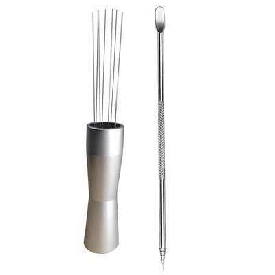 Kavos maišyklės espreso kavos rankiniai tamperiai maišymo WDT įrankis, adatos tipo skirstytuvas espreso maišyklės maišymo įrankis