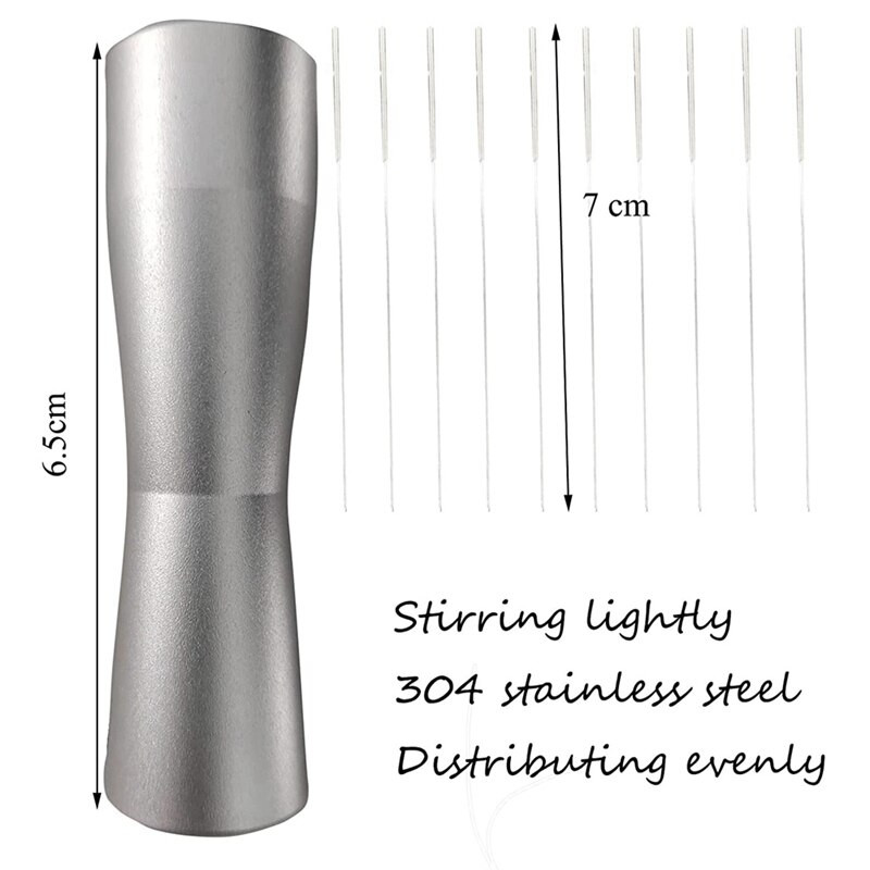 Kávékeverő eszpresszó kézi tamperek keverő WDT eszköz, tű típusú elosztó eszpresszó keverő keverőeszköz