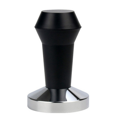 51 mm espressokohvi tamper must roostevabast terasest ABS käepidemega masina press, lameda aluse barista masina tarvikud