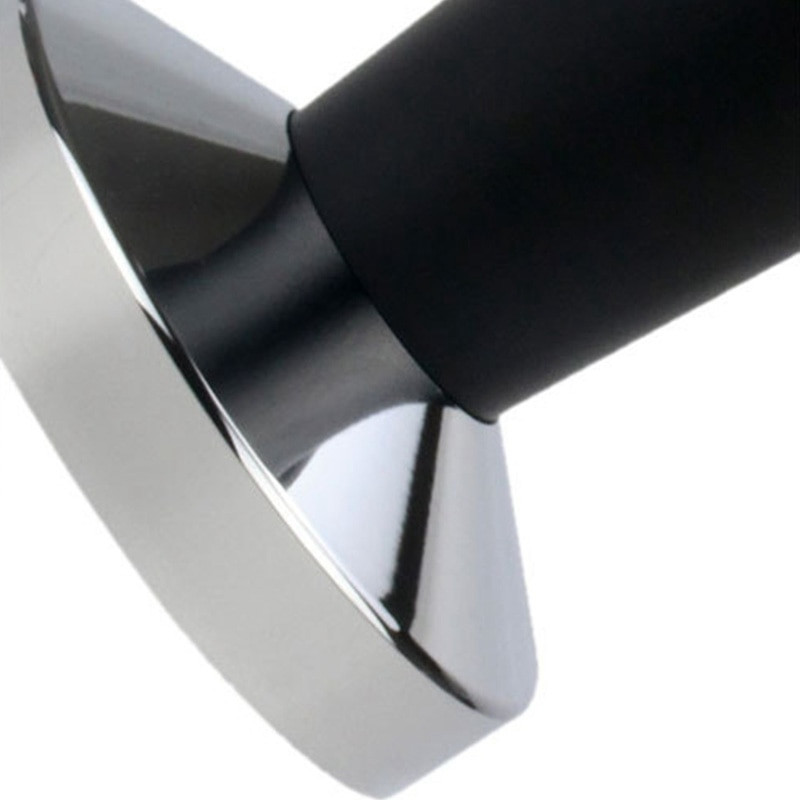 51 MM Nabijač za espresso kavu crni ABS drška od nehrđajućeg čelika Preša za aparat za bariste s ravnom bazom Dodaci