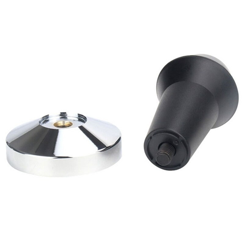 51 MM Nabijač za espresso kavu crni ABS drška od nehrđajućeg čelika Preša za aparat za bariste s ravnom bazom Dodaci