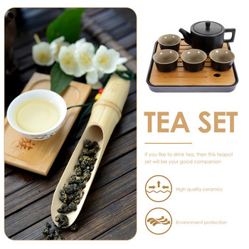 1 комплект сервиране на чай сервиране на чай в китайски стил Порцеланов чайник за чай за ресторант, хотелска кухня