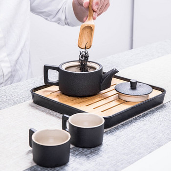 Φορητό Κεραμικό Σετ Τσαγιού Κινέζικο Kung Fu Teapot Teapot Traveler Teaware with Bag Teaset Gaiwan Tea Cups of Tea Ceremony