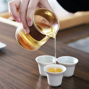 Деликатни комплекти за чай за пътуване с калъфи за носене Чайник от топлоустойчиво стъкло с малък стъклен филтър Чай с цветя Преносими прибори за чай