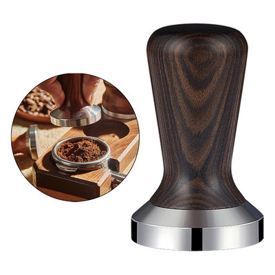Premium Coffee Tamper Distribute Flat Base Powder Hammer Barista Tools
