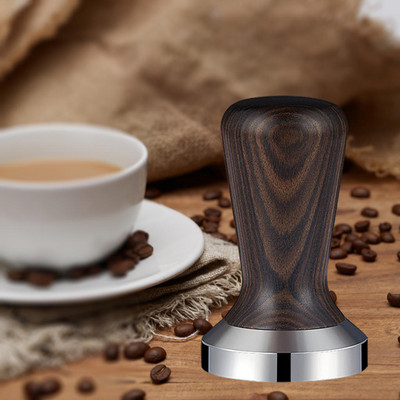 Premium Coffee Tamper Distribute Flat Base Powder Hammer Barista Tools