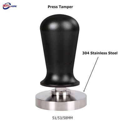 51/53/58 mm Muti vrste Čvrsti drveni nabijač za kavu Espresso Distributer Dodaci za kafiće Alati za bariste