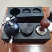 58 mm espreso skirstytuvo kavos tamperis Portafiltro stovo atrama Kavos filtro laikiklio kampas Barista įrankiai