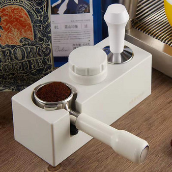 58 мм дистрибутор за еспресо Кафе Тампер Портафилтър Стойка Поддържаща основа Поставка Държач за филтър за кафе Ъгъл Инструменти за бариста