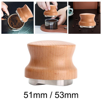 Дистрибутор за смилане на кафе Ръчно изработен тампер за машина за еспресо Чук за прах