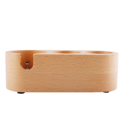 Suport pentru filtru de cafea Suport tamper Suport fag Lemn de nuc Espresso Distribuitor Covoraș Suport de bază Suport Unelte Barista Accesorii