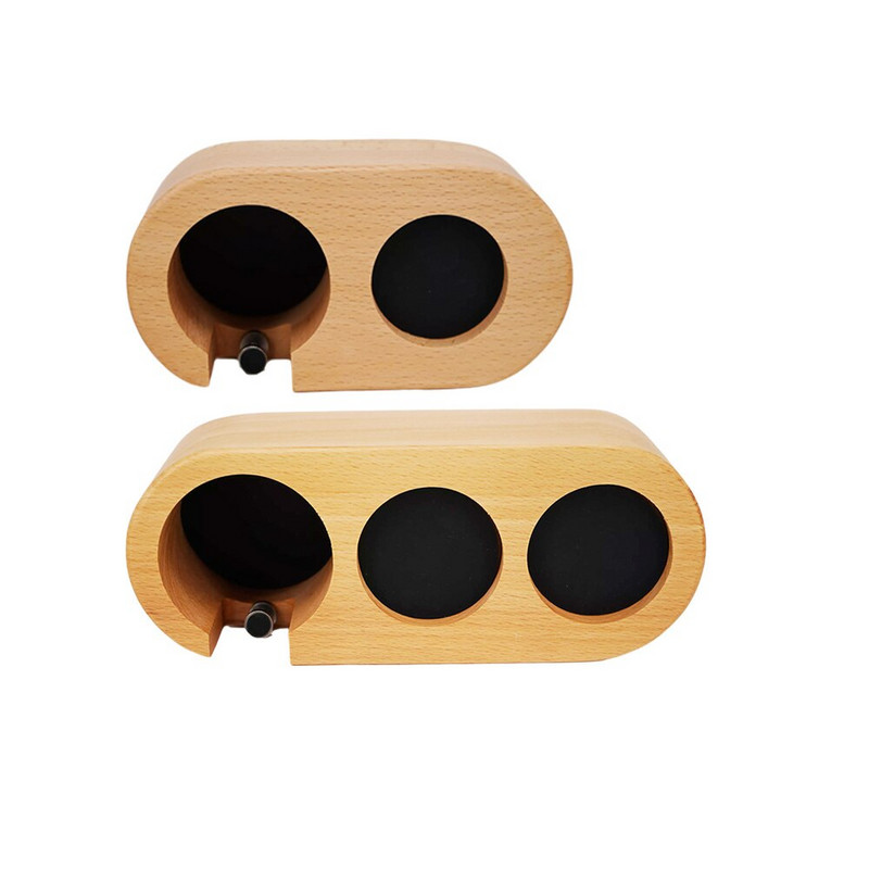 Suport pentru filtru de cafea Suport tamper Suport fag Lemn de nuc Espresso Distribuitor Covoraș Suport de bază Suport Unelte Barista Accesorii