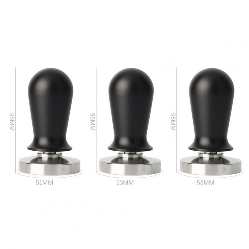 Kávé szabotázs nyomás 51 mm 53 mm 58 mm kávéhoz és eszpresszó szőnyeg porkalapács szabotázs Portafilter kávés tejcsésze
